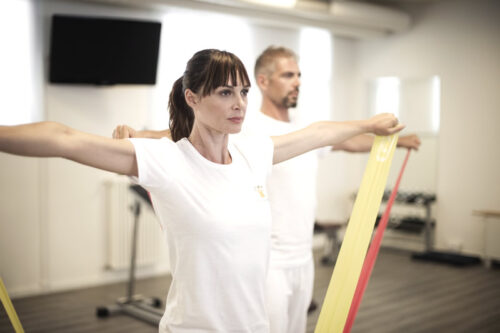 Fascia elastica per la tonificazione muscolare